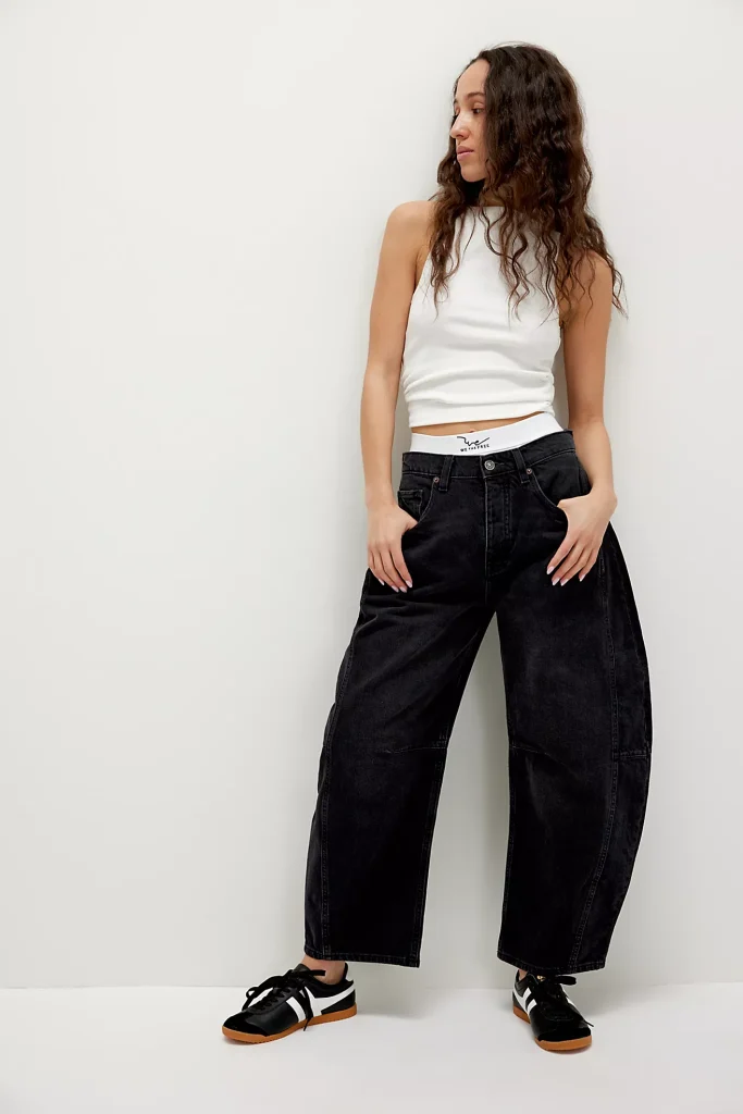 CRVY Venus Barrel Jeans